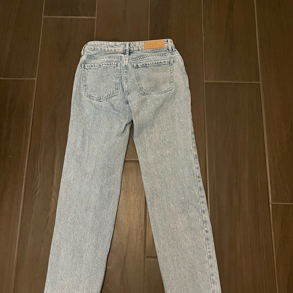 PacSun Low Rise Straight Jeans light wash size 23 - Picture 3 of 4
